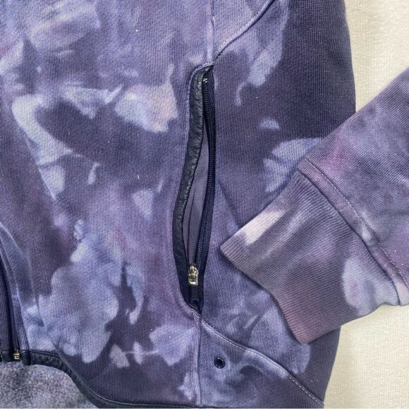 Ralph Lauren Golf Front Zipper Purple Tie Dye Jacket Size Medium - Picture 6 of 14